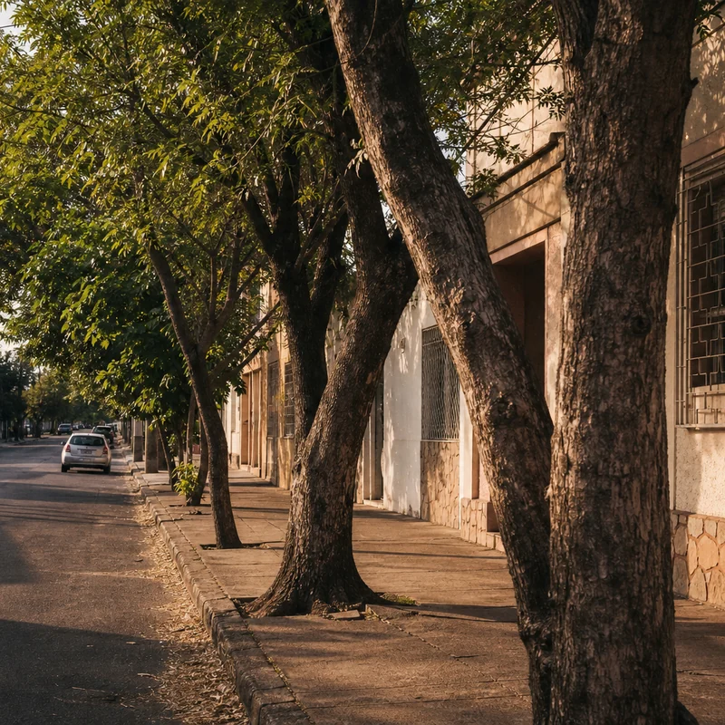 Rua arborizada do bairro Prado, Zona Oeste de Belo Horizonte · consultório odontológico Dentistas BH